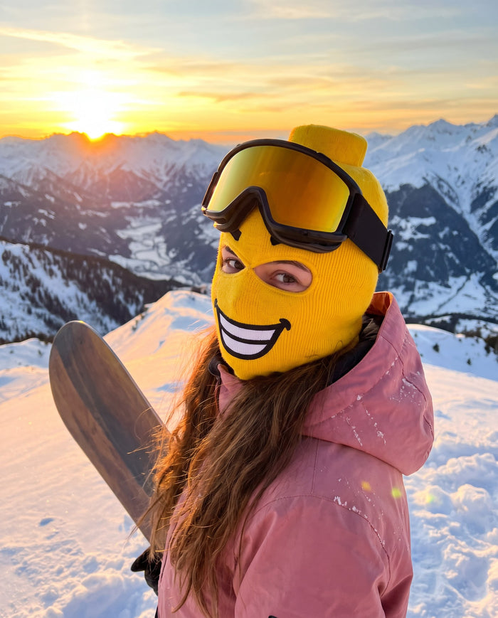 Emily R. wearing the Lego Balaclava™